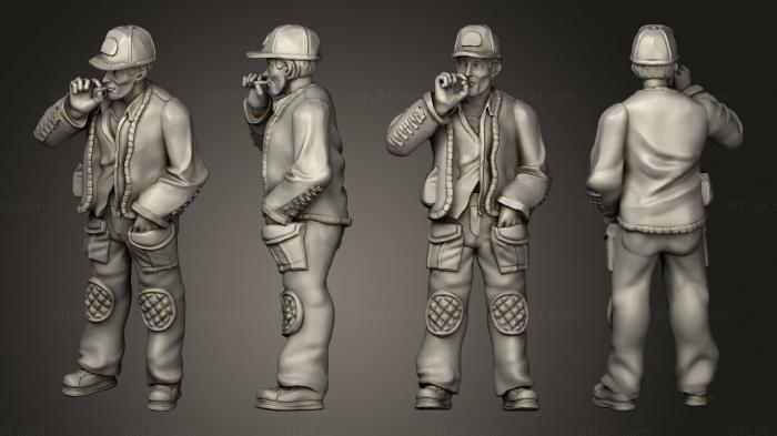 Military figurines (Space Truckers 01, STKW_12986) 3D models for cnc
