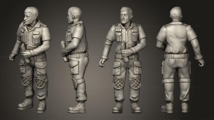 Military figurines (Space Truckers v 3, STKW_12990) 3D models for cnc