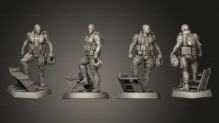 Military figurines (Spacecraft 22, STKW_12996) 3D models for cnc