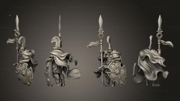 Military figurines (Spartancast Spearman 01, STKW_13008) 3D models for cnc