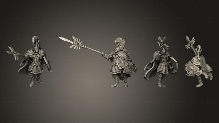 Military figurines (Spartancast Spearman 04, STKW_13011) 3D models for cnc