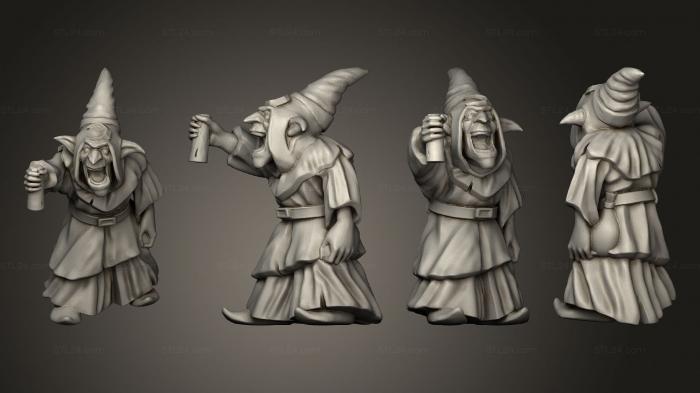 Military figurines (Spear Chukka Goblin 01, STKW_13025) 3D models for cnc