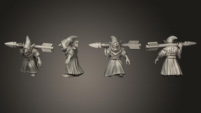 Military figurines (Spear Chukka Goblin 06, STKW_13030) 3D models for cnc