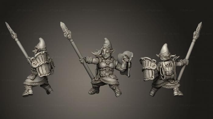 Military figurines (Spear Rider 01, STKW_13037) 3D models for cnc