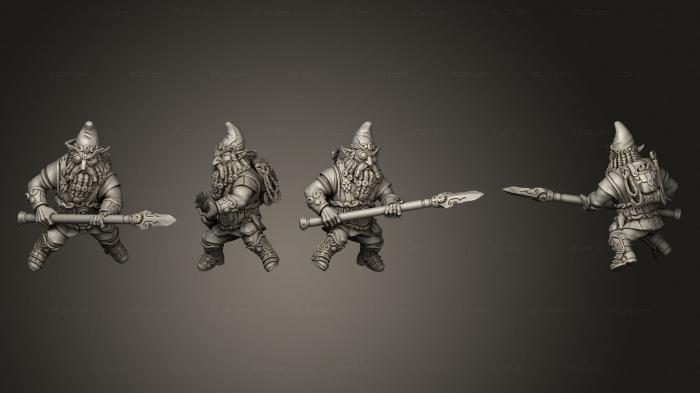 Military figurines (Spear Rider, STKW_13038) 3D models for cnc