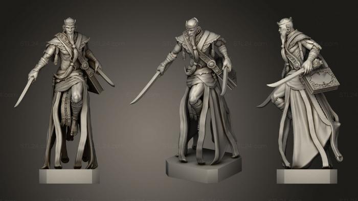 Military figurines (King Kariis Vara, STKW_1304) 3D models for cnc