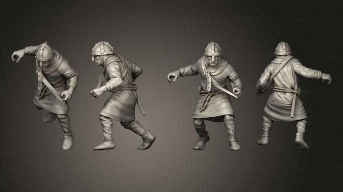 Military figurines (Spear Unarmored 05, STKW_13043) 3D models for cnc