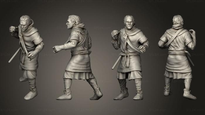 Military figurines (Spear Unarmored 06, STKW_13044) 3D models for cnc
