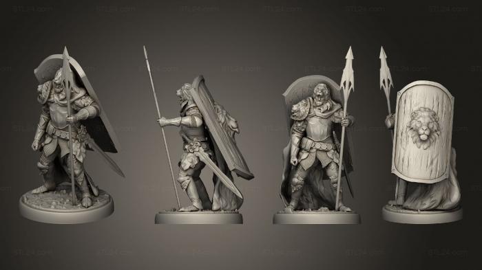 Military figurines (Spear v 3, STKW_13046) 3D models for cnc