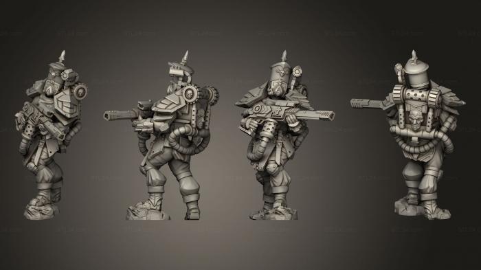 Military figurines (Spetsnaz 1, STKW_13080) 3D models for cnc
