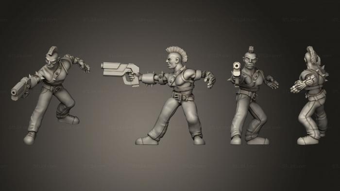 Military figurines (Spike Ganger A, STKW_13103) 3D models for cnc
