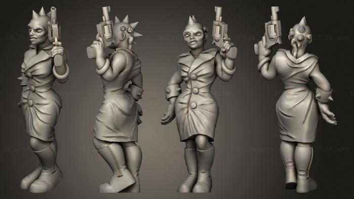 Military figurines (Spike Ganger Snob, STKW_13106) 3D models for cnc