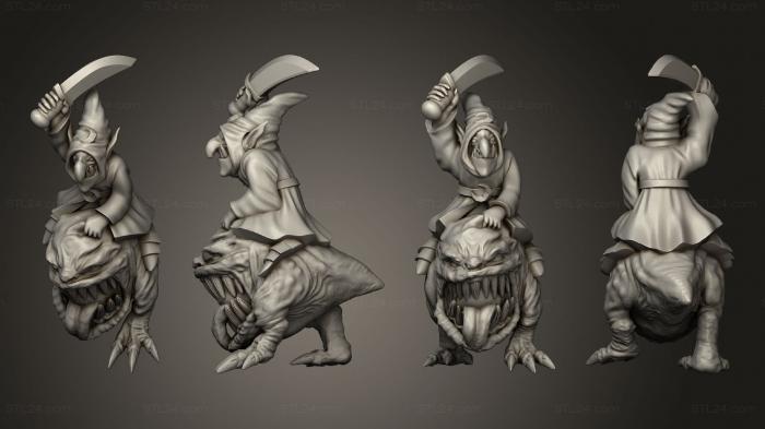 Military figurines (Squig Hopper 01, STKW_13114) 3D models for cnc