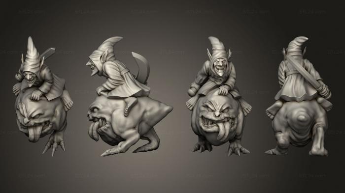 Military figurines (Squig Hopper 03, STKW_13116) 3D models for cnc