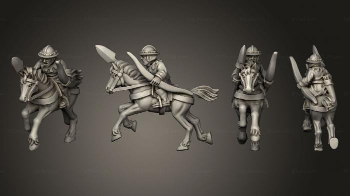 Military figurines (squires 05, STKW_13124) 3D models for cnc