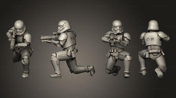 Military figurines (Star Warrior 10, STKW_13172) 3D models for cnc