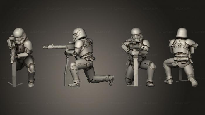 Military figurines (Star Warrior 12, STKW_13173) 3D models for cnc