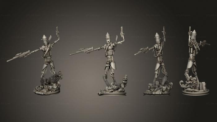 Military figurines (Star Wars sculpture, STKW_13185) 3D models for cnc