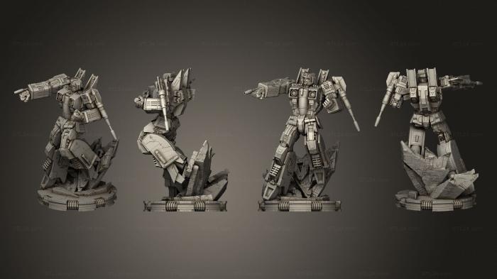 Military figurines (Starscream, STKW_13187) 3D models for cnc