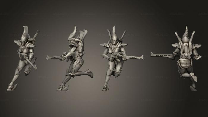 Military figurines (Stellar Warden 02, STKW_13196) 3D models for cnc