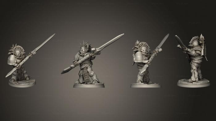 Military figurines (Stormcast Eternals Protectors 10, STKW_13232) 3D models for cnc