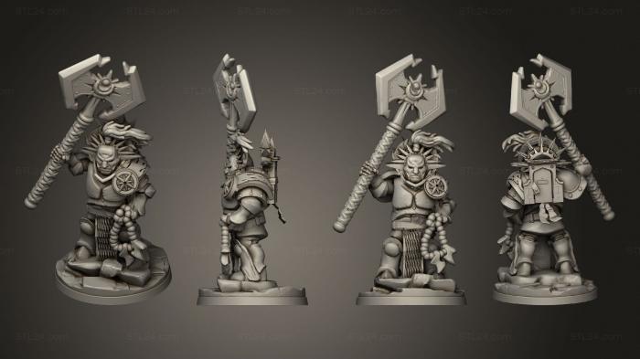 Military figurines (Stormcast Eternals, STKW_13234) 3D models for cnc