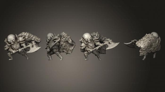 Military figurines (Sucron Barbarian, STKW_13248) 3D models for cnc