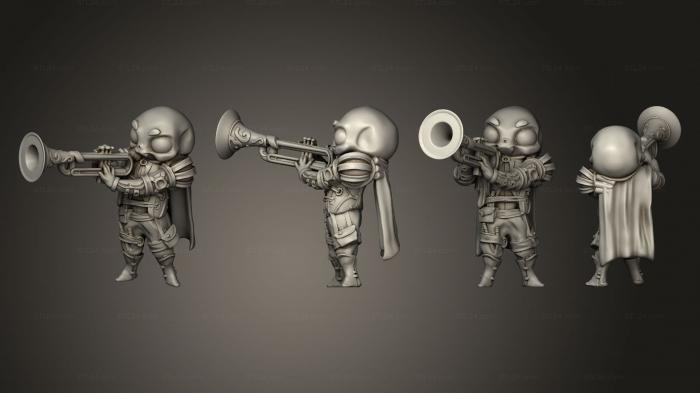 Military figurines (Sucron Bard, STKW_13249) 3D models for cnc