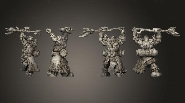Military figurines (Sulgha Sorcerer Orc 02, STKW_13256) 3D models for cnc