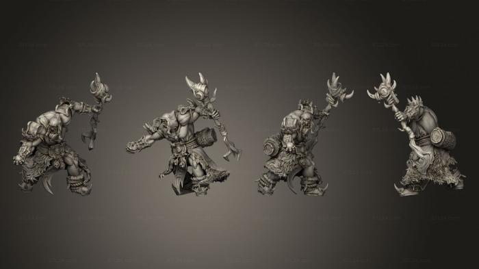 Military figurines (Sulgha Sorcerer Orc 04, STKW_13258) 3D models for cnc