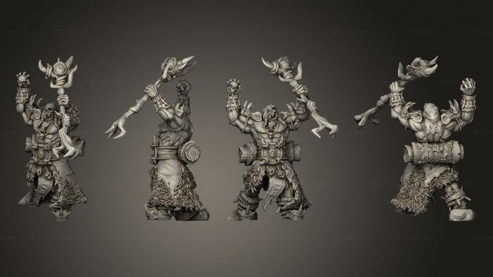Military figurines (Sulgha Sorcerer Orc 05, STKW_13259) 3D models for cnc