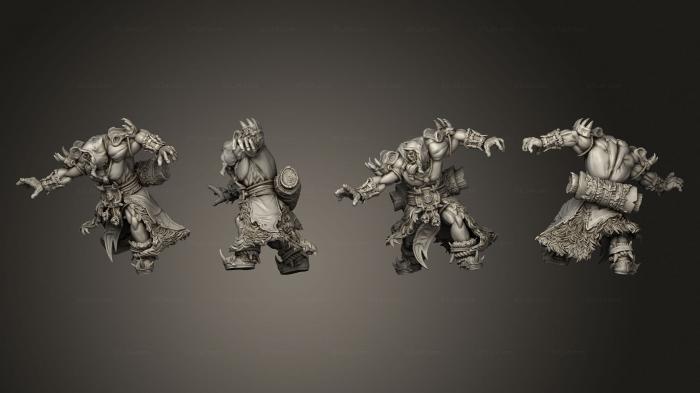 Military figurines (Sulgha Sorcerer Orc 06, STKW_13260) 3D models for cnc