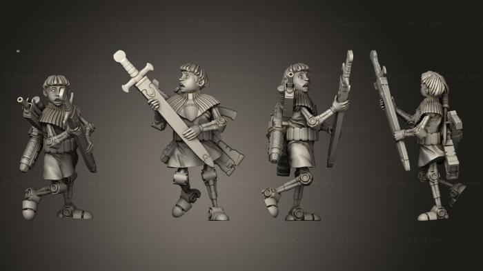 Military figurines (Sunfall Tales butters the squire, STKW_13273) 3D models for cnc