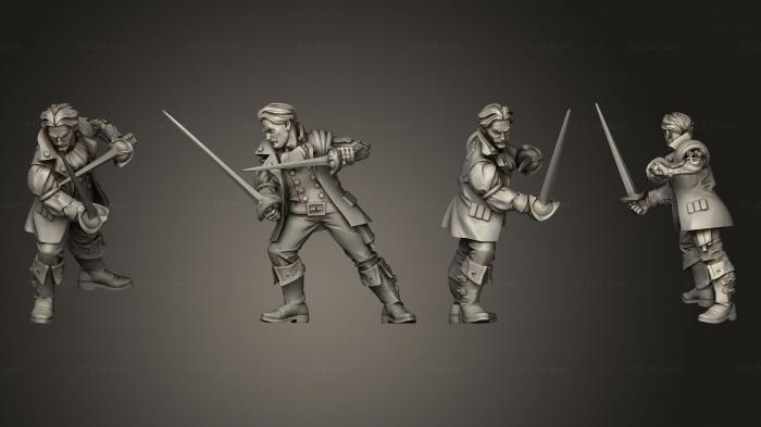 Military figurines (Sunfall Tales jonathan darkwood, STKW_13275) 3D models for cnc