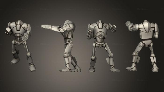 Military figurines (Super Battledroid Squad 04, STKW_13294) 3D models for cnc