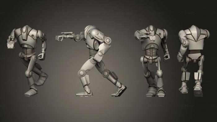Military figurines (Super Battledroid Squad 05, STKW_13295) 3D models for cnc