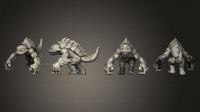 Military figurines (Swamp Abomination Large, STKW_13317) 3D models for cnc
