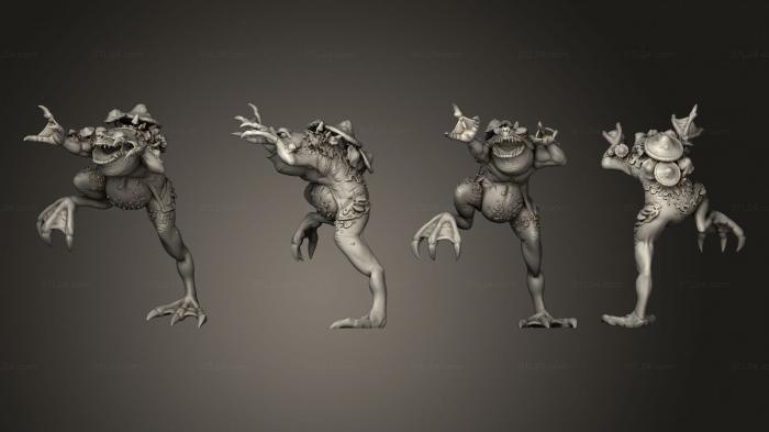 Military figurines (Swamp Giant Toad C, STKW_13322) 3D models for cnc