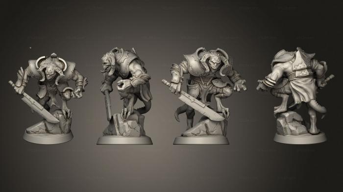 Military figurines (Swamp Half Dragon, STKW_13323) 3D models for cnc