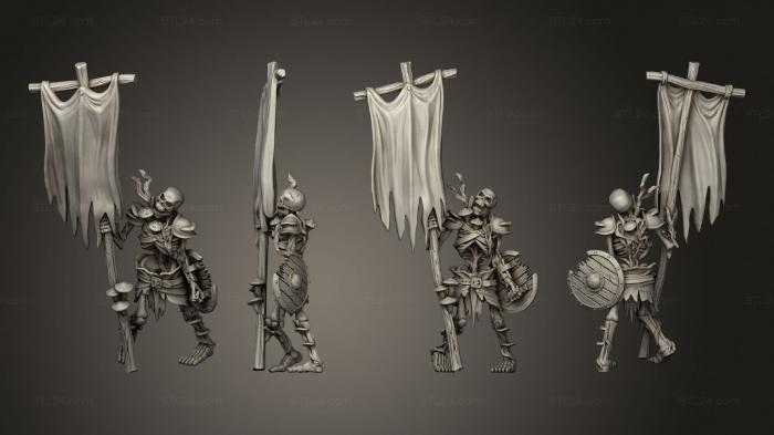 Military figurines (Swamp Skeleton 07, STKW_13335) 3D models for cnc
