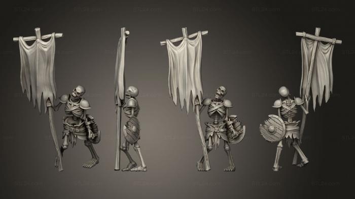 Military figurines (Swamp Skeleton 08, STKW_13336) 3D models for cnc
