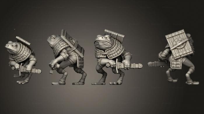Military figurines (Swamps Croak the Ambusher 003, STKW_13361) 3D models for cnc