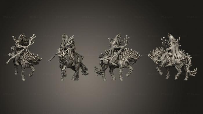 Military figurines (Swamps Darr Mushroomancer, STKW_13363) 3D models for cnc