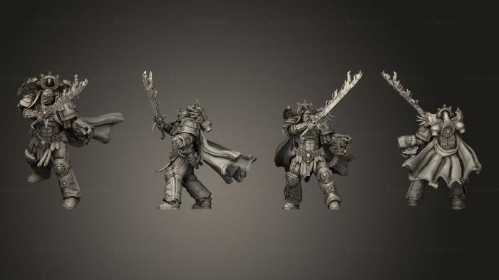 Military figurines (Sword Pose Helmet Single, STKW_13379) 3D models for cnc