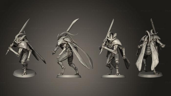 Military figurines (Sword Ready, STKW_13381) 3D models for cnc