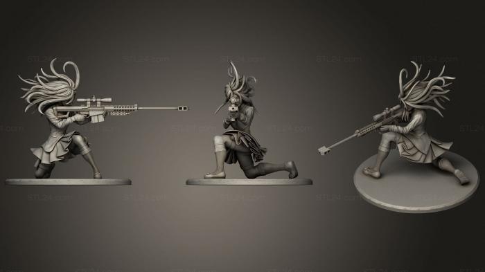 Military figurines (Kozaki Yusuke, STKW_1339) 3D models for cnc