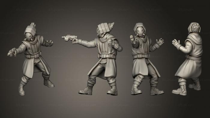Military figurines (syndicate commander 005, STKW_13408) 3D models for cnc