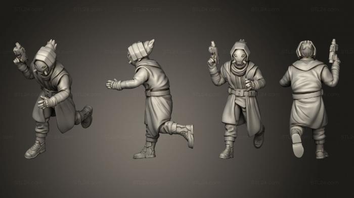 Military figurines (syndicate commander 006, STKW_13409) 3D models for cnc
