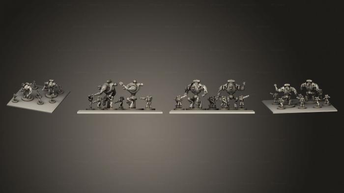 Military figurines (Syntha CLAU Talon Base, STKW_13440) 3D models for cnc