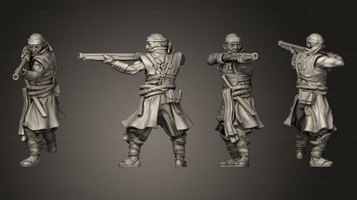 Military figurines (Tanagashima 3, STKW_13474) 3D models for cnc